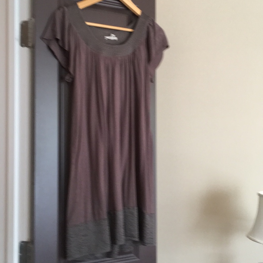 Gray mini dress